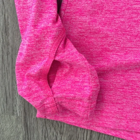 Danskin Now Semi Fitted Pink Women’s 1/4 Zip Pullovef Pink Jacket Size Medium - Picture 2 of 8